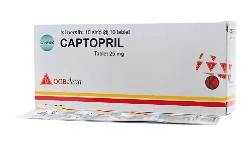 Captopril 25 mg 10 Tablet (Generik) Captopril 25 mg 10 Tablet (Generik)