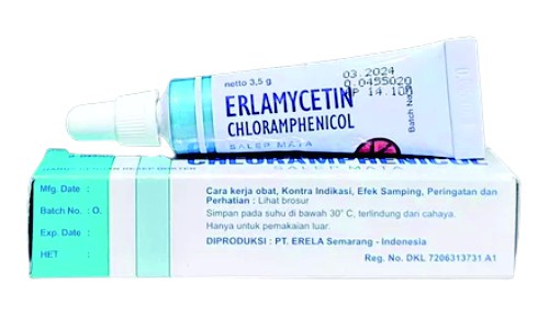 Erlamycetin Salep Mata 3 5 Gram Manfaat Harga Efek Samping Dosis