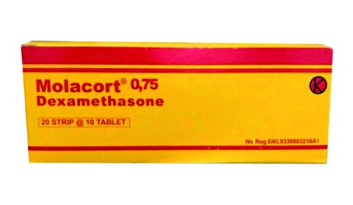Molacort 0,75 mg 10 Tablet Molacort 0,75 mg 10 Tablet