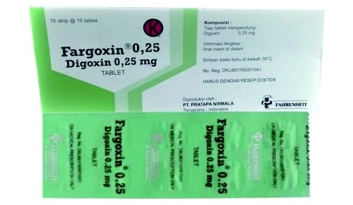 Fargoxin 0,25 mg - Manfaat, Harga, Efek Samping, Dosis - Apotek 24 Jam