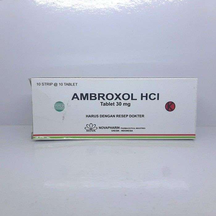 Ambroxol HCl 30 mg 10 Tablet (Generik - Novapharin)