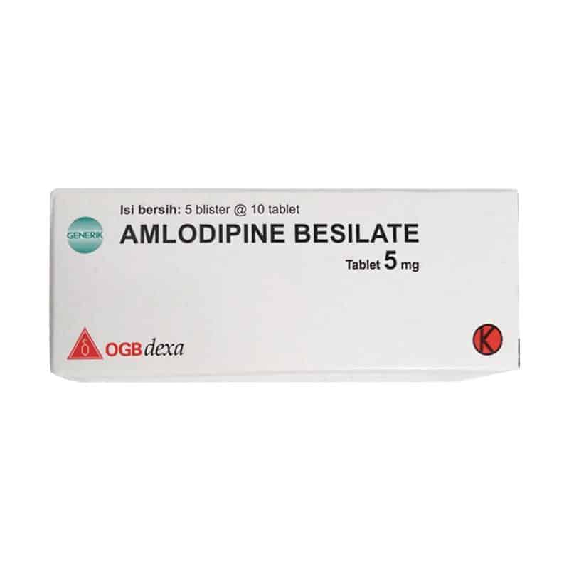 Amlodipine Besilate 5 mg (Generik - Dexa Medica)