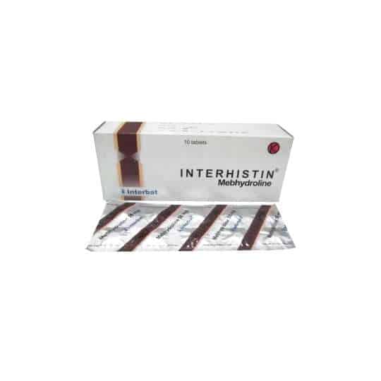Interhistin Mebhydroline 50 mg 10 Tablet