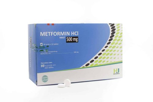 Metformin HCL 500 mg (Generik - Hexapharm Jaya)