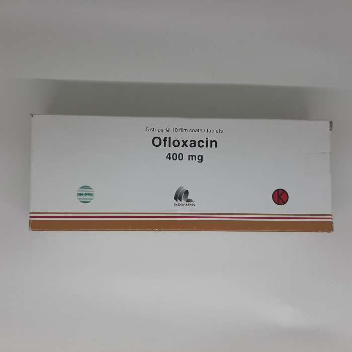 Ofloxacin 400 mg 10 Tablet (Generik - Indofarma)