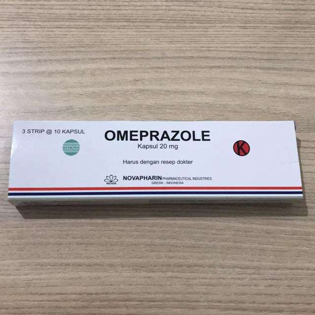 Omeprazole 20 mg 10 Kapsul (Generik - Novapharin)