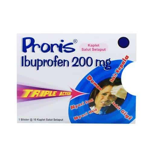 Proris Ibuprofen 200 mg Triple Action 10 Kaplet