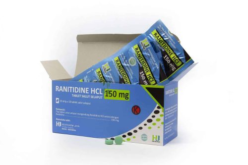Ranitidine HCl 10 Tablet (Generik - Hexapharm Jaya)
